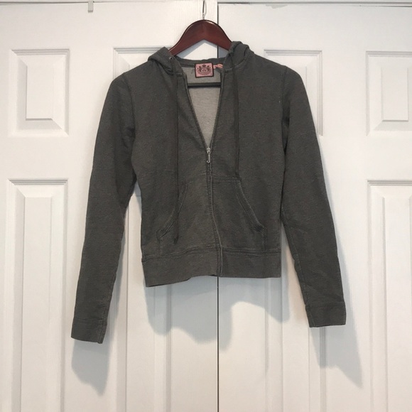Juicy Couture Gray Track Suite Zip Up Jacket Sz S - Picture 3 of 5